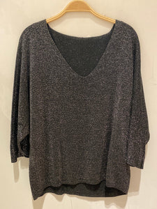 Long Sleeve Lurex Light Sweater