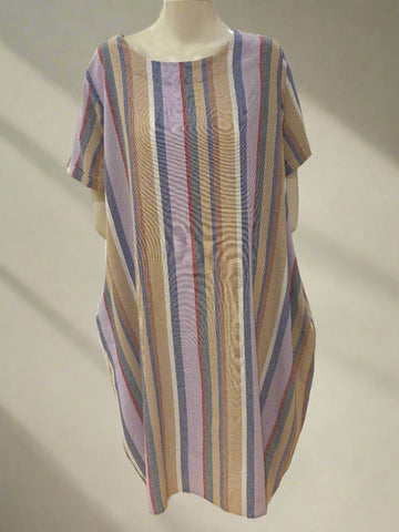 Stripe Linen Dress