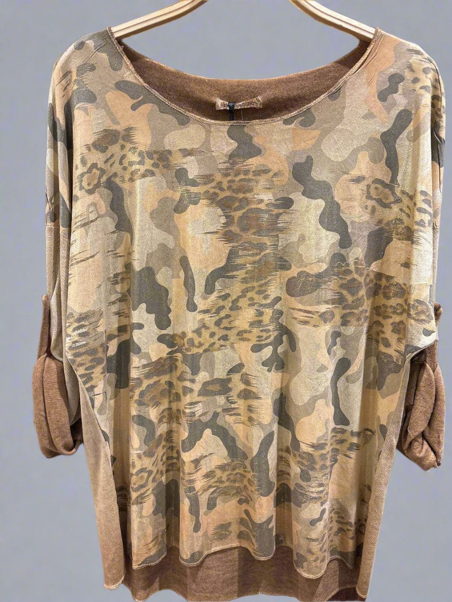 Camouflage Front Top