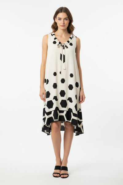 Sleeveless Print Dress