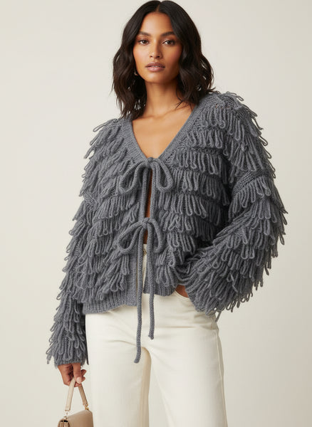 Detail Knit Cardigan