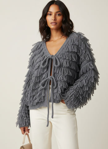 Detail Knit Cardigan