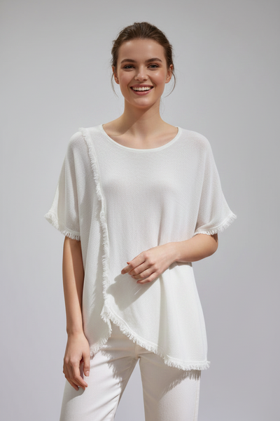 Linen/Cotton Mix Top - Italian