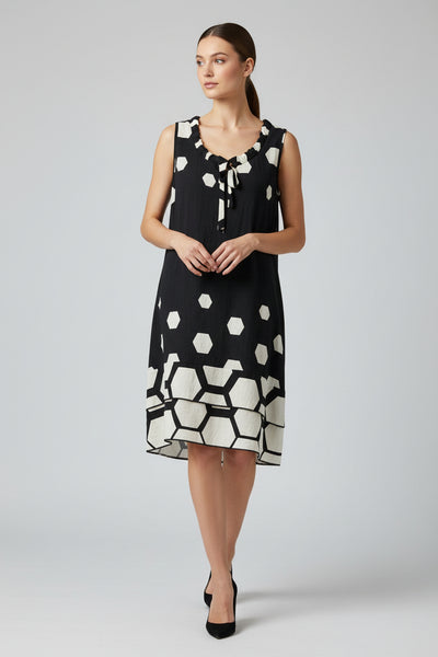 Sleeveless Print Dress