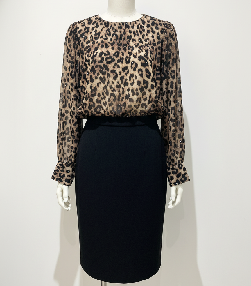 Animal Print Top