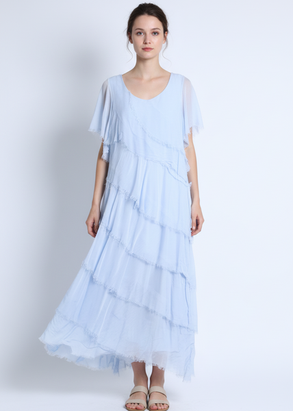 Layered Silk Dress