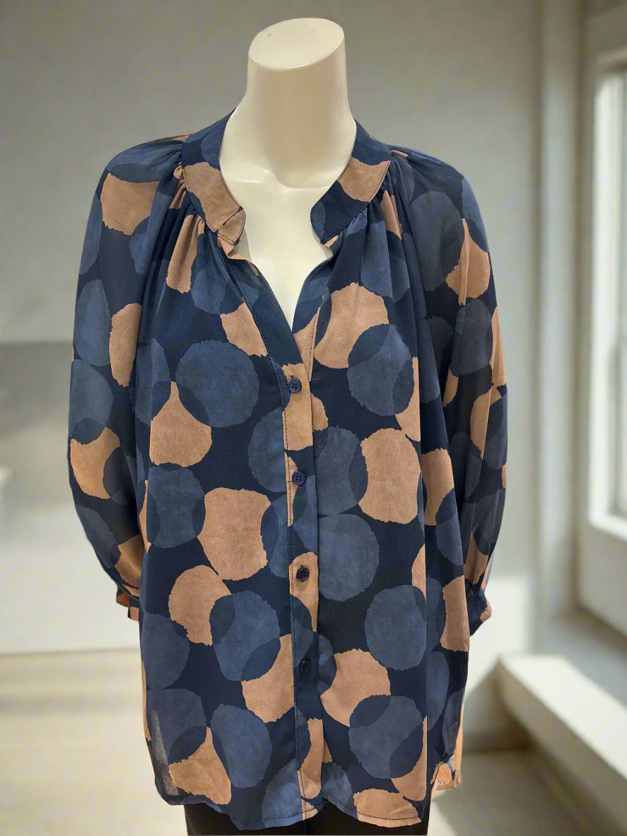 Long Sleeve Print Top