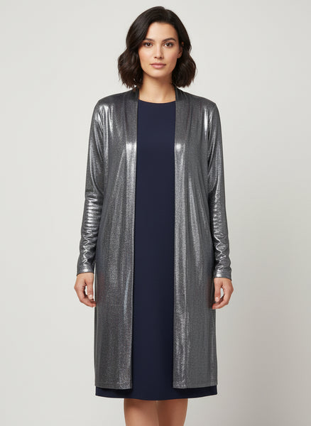 Open Front Long Cardigan