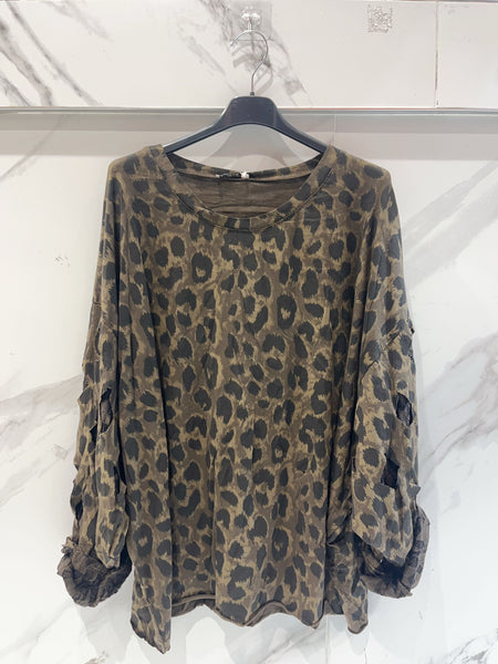 Leopard Print Top