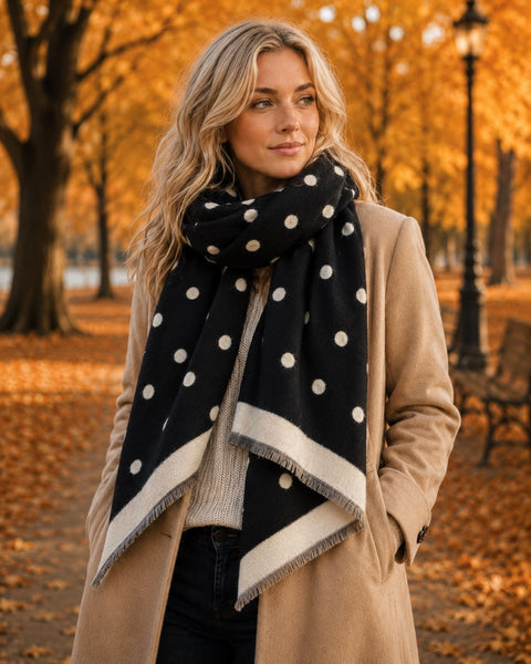 Polka Dot Scarf