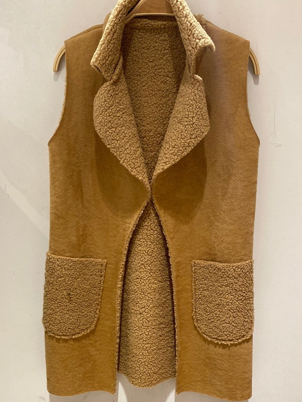 Faux Shearling Vest