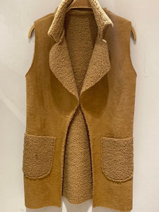 Faux Shearling Vest
