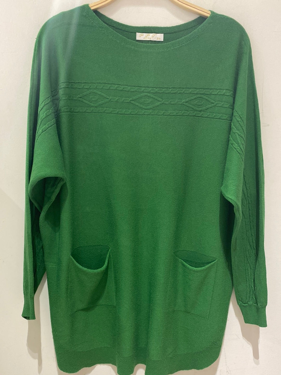 Pocket Front Wool/Mix Sweater