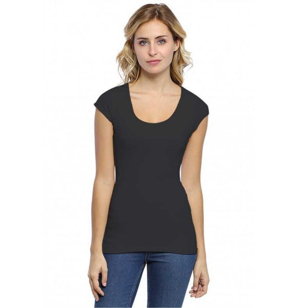 Round Neck Slim Fit Top