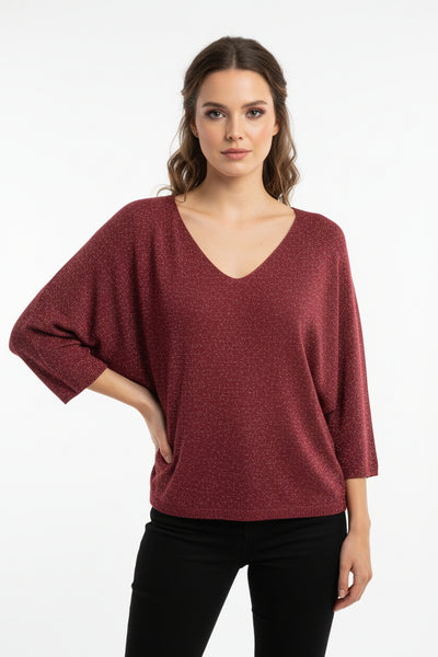 3/4 Light Lurex Sweater