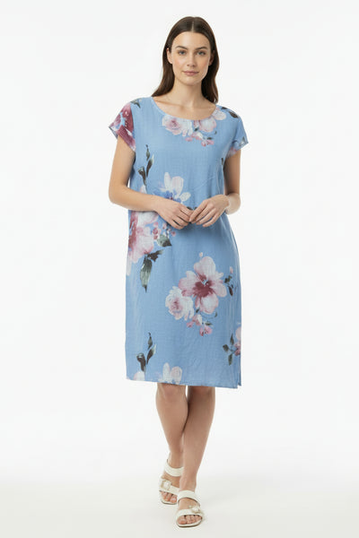 Floral Linen Dress