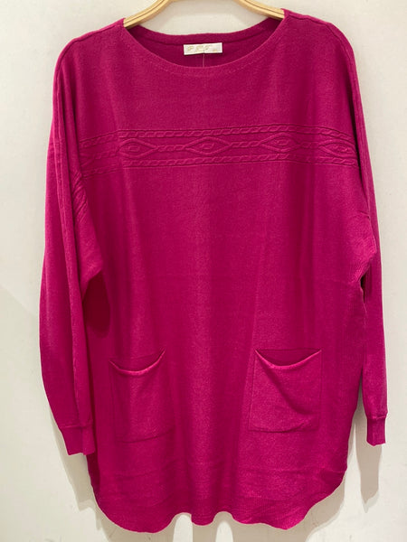 Pocket Front Wool/Mix Sweater
