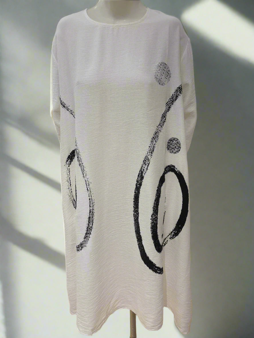 Long Print Dress