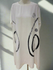 Long Print Dress