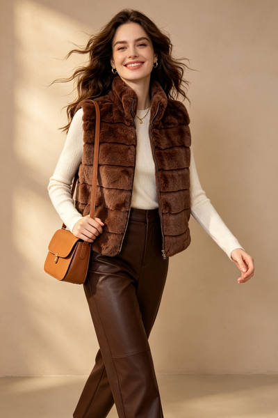 Faux Fur Short Vest