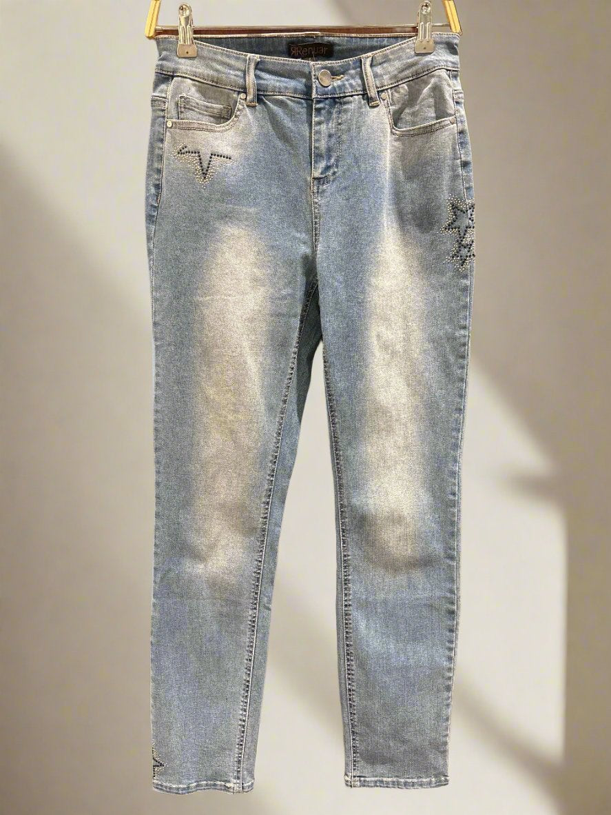 Slim Jean With Star