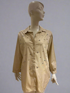 Stone Front Blouse