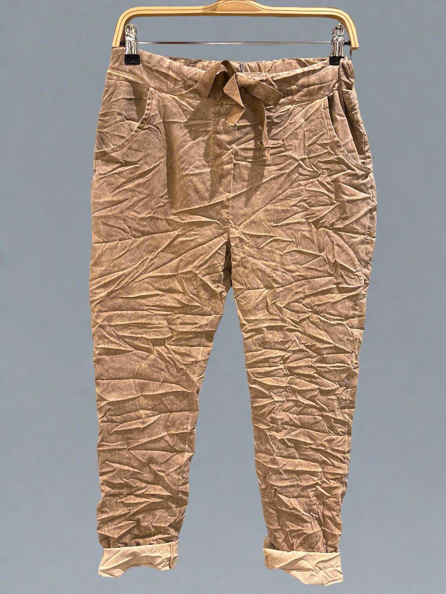 Draw String Waist Pants- Italian