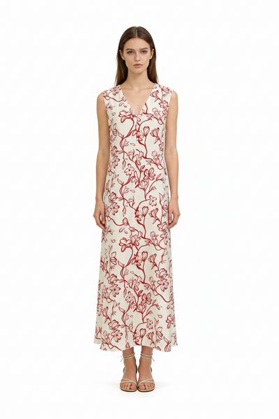 Sleeveless Print Dress