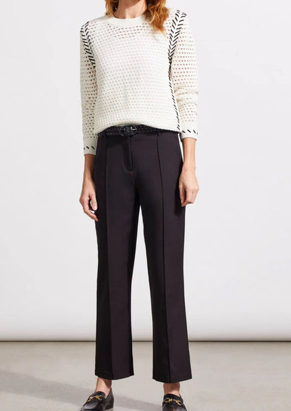 Fly Front Pants with Pin Tucks