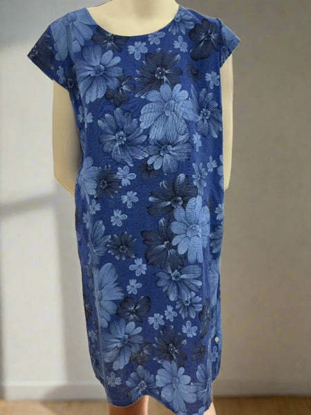 Print Linen/Cotton Dress