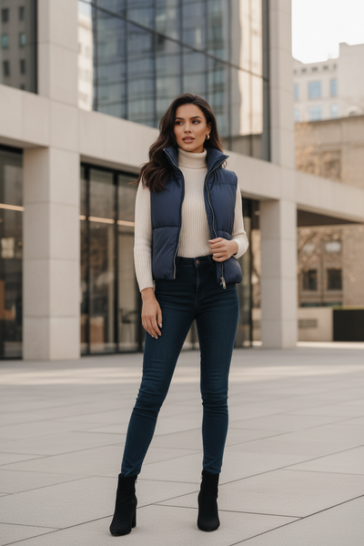 Short Puffer Vest