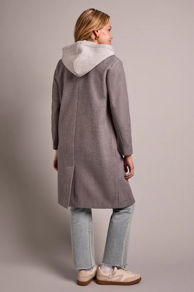 Trench Coat With Fooler Hoodie