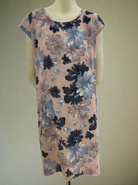 Print Linen/Cotton Dress