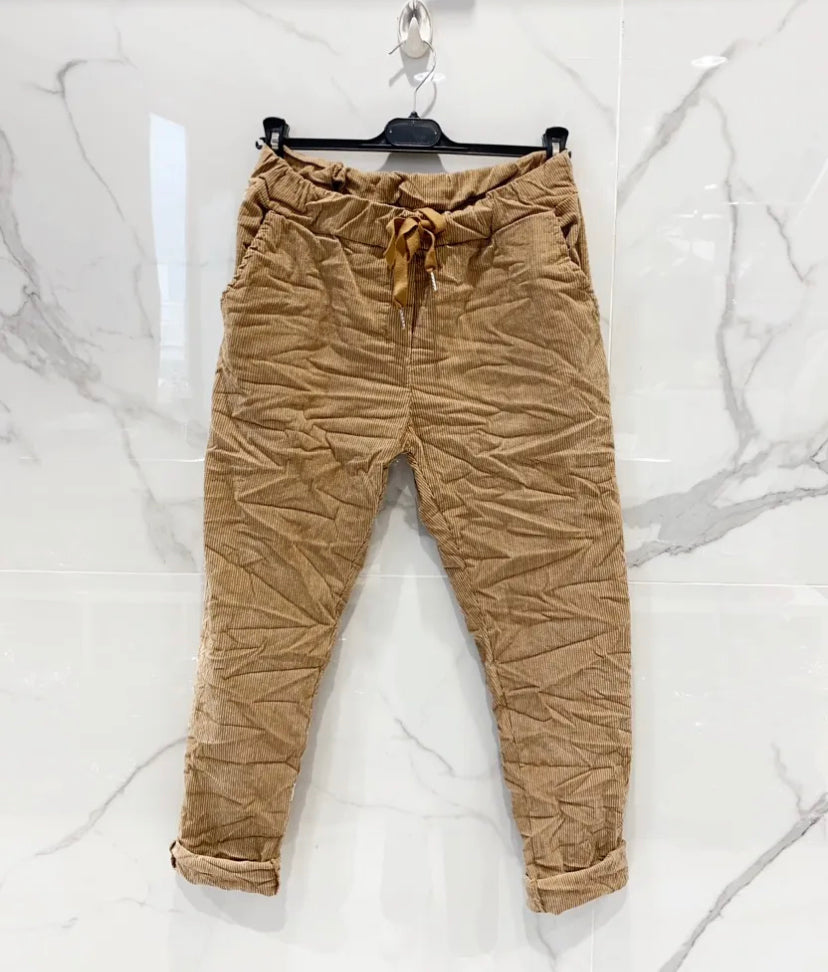 Draw String Waist Pants- Italian
