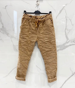 Draw String Waist Pants- Italian