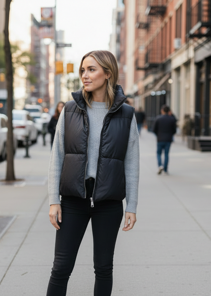 Short Puffer Vest