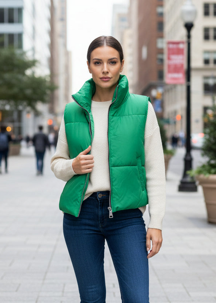 Short Puffer Vest