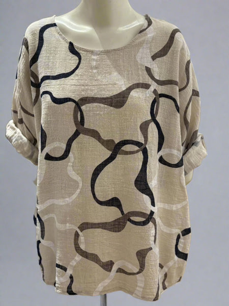 Print Cotton Top