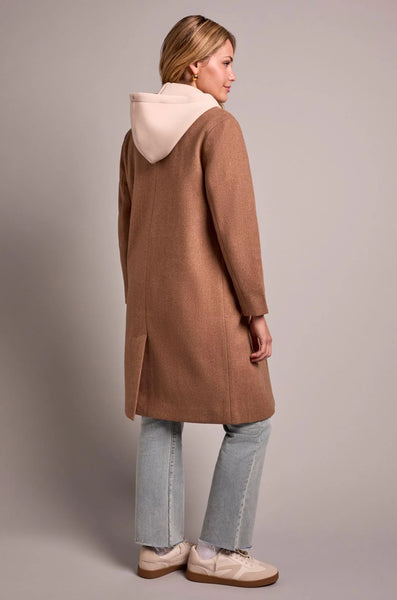 Trench Coat With Fooler Hoodie