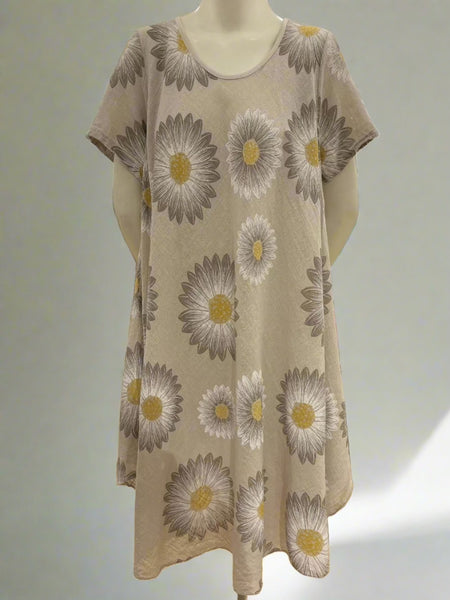 Floral Print Cotton Dress
