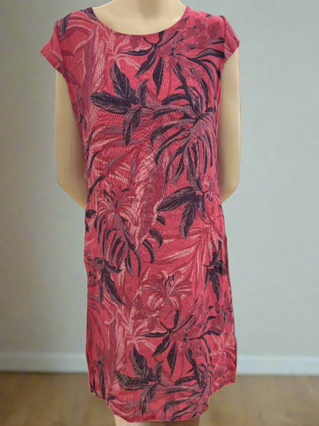 Print Linen Dress