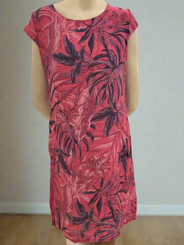 Print Linen Dress