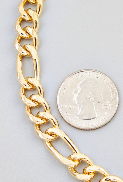Figaro Chain Link Necklace