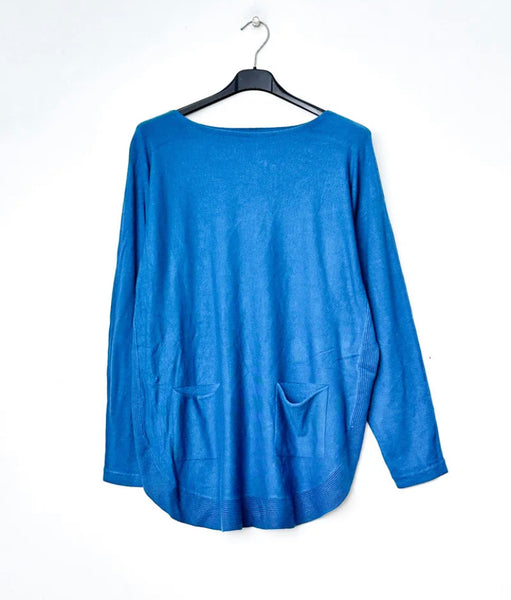 Pocket Front Wool/Mix Sweater