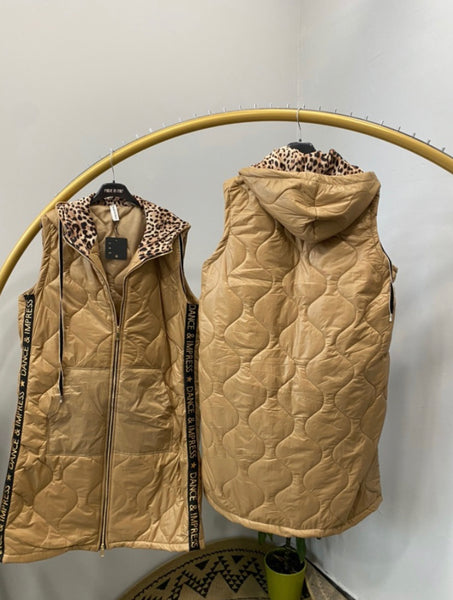 Long Quilted Vest - Italian