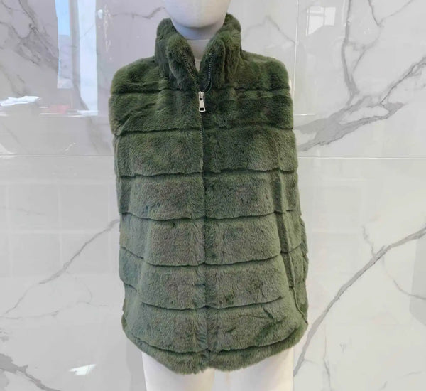 Faux Fur Short Vest