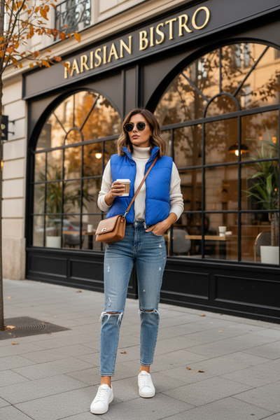 Short Puffer Vest