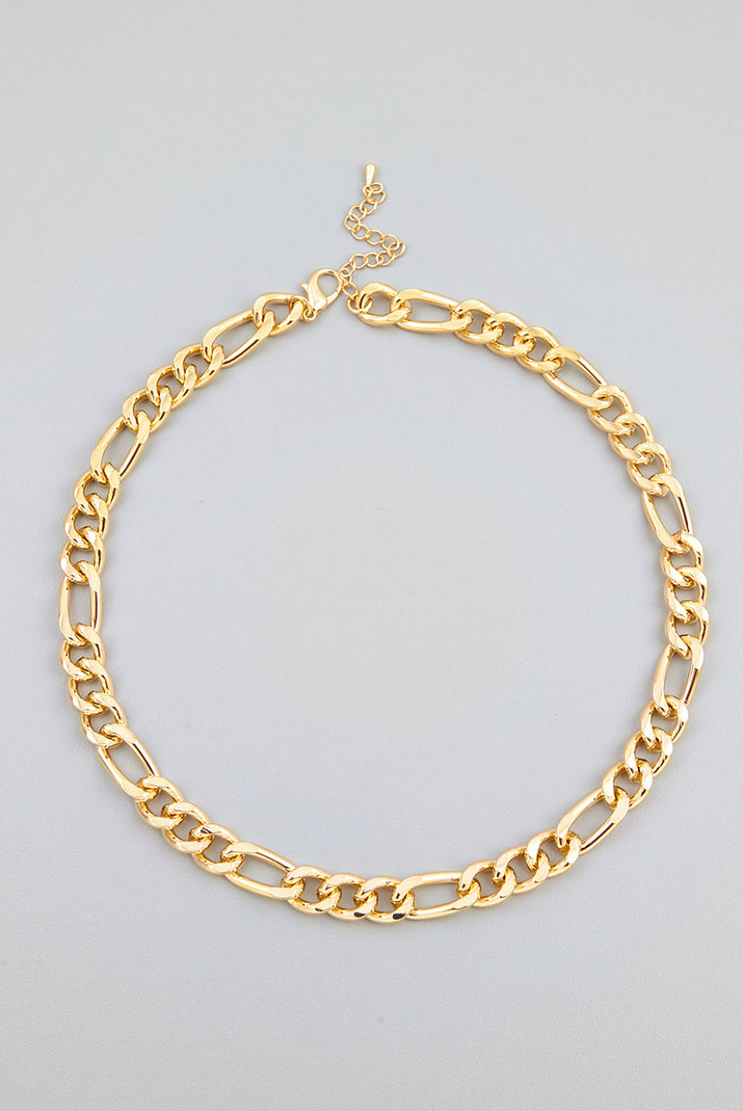 Figaro Chain Link Necklace