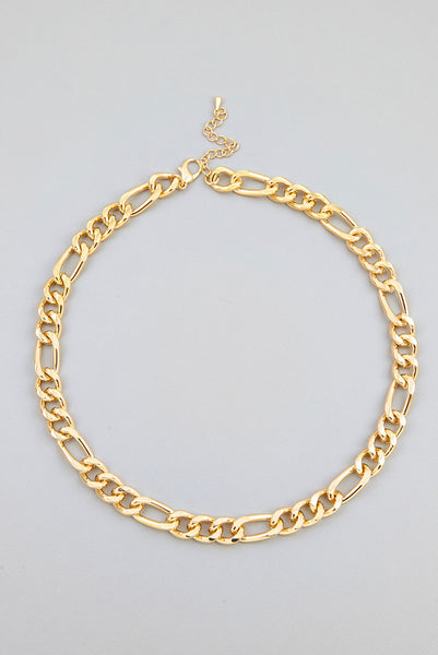 Figaro Chain Link Necklace