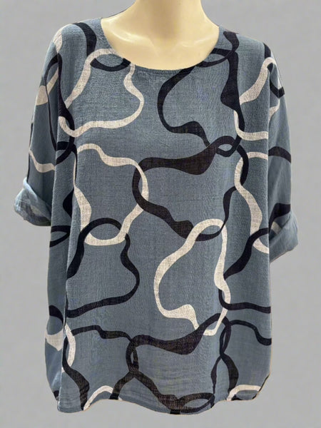 Print Cotton Top